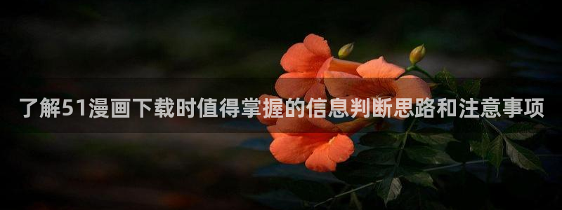 免费漫画动作漫画：了解51漫画下载时值得掌握的信息判断思路和注意事项
